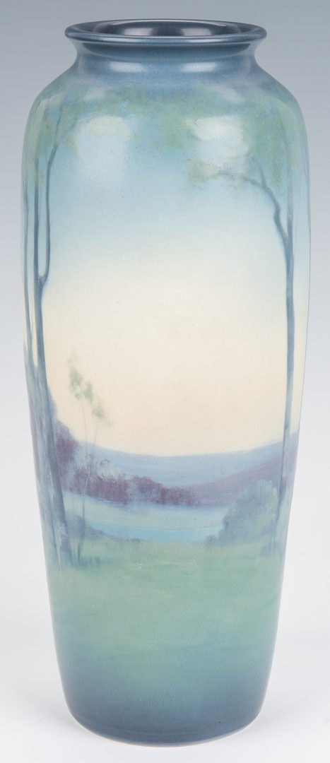 Lot 616: Scenic Vellum Rookwood Pottery Vase