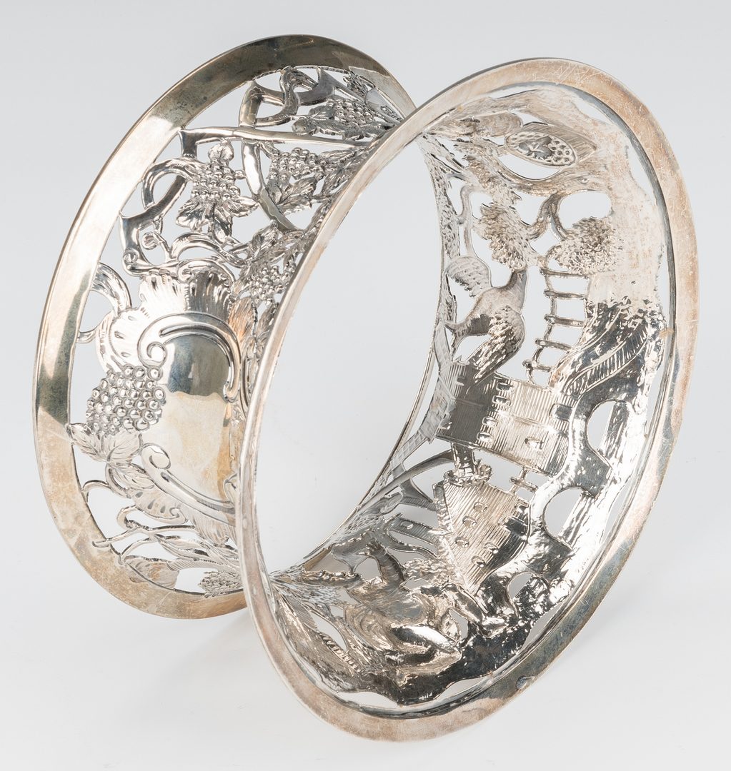 Lot 63: Irish Sterling Silver Dish Ring