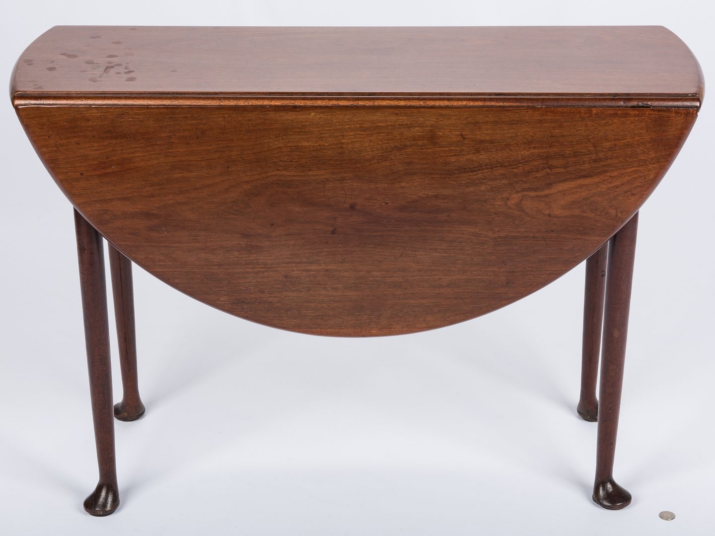 Lot 647: Diminutive Queen Anne Dropleaf Table