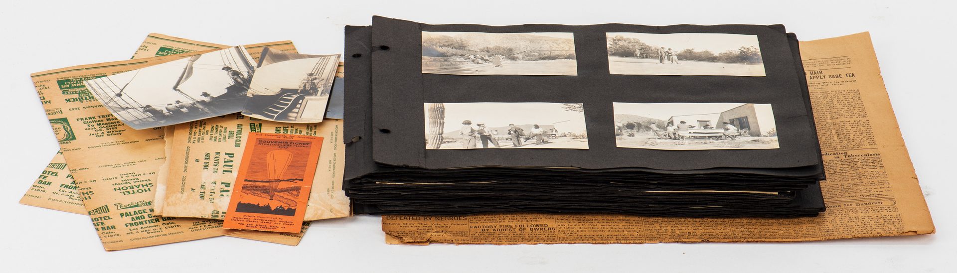 Lot 668: Group of early Western photographs