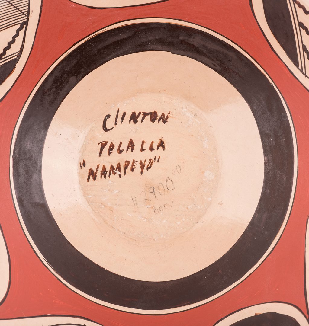 Lot 705: Clinton "Polacca" Nampeyo & Carmelita Dunlap Pottery Jars