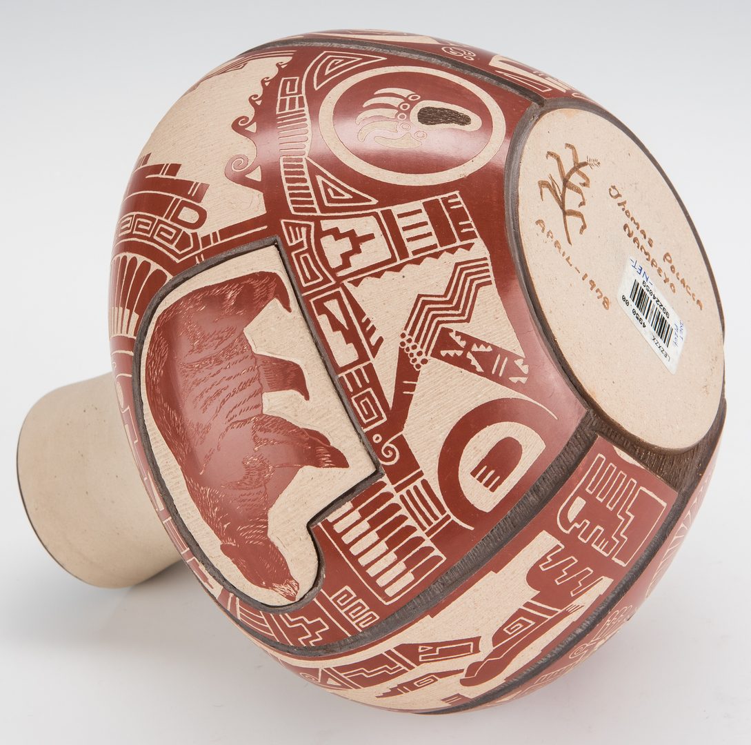 Lot 708: Thomas Polacca Nampeyo Native American Pottery Jar