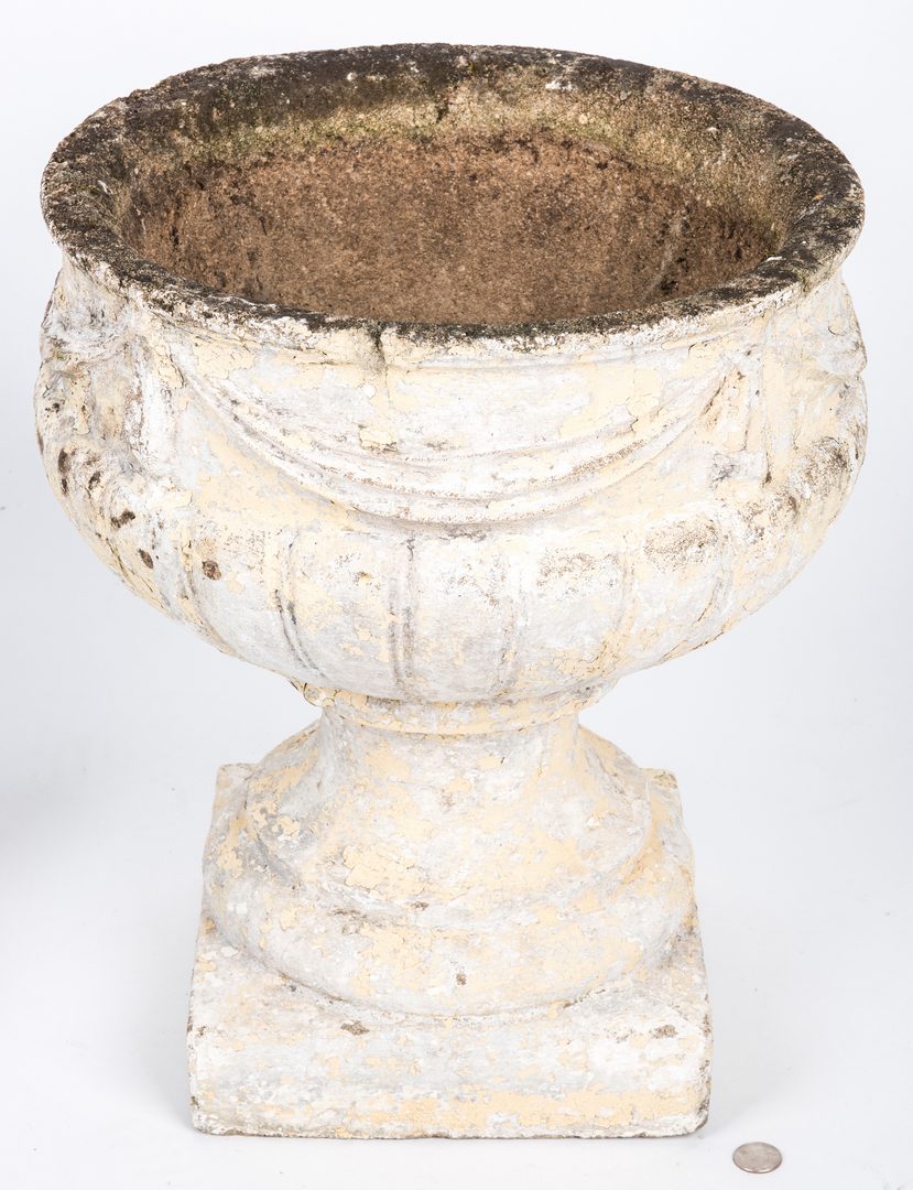 Lot 747: Early Bootscraper, Garden Urn, and Sign