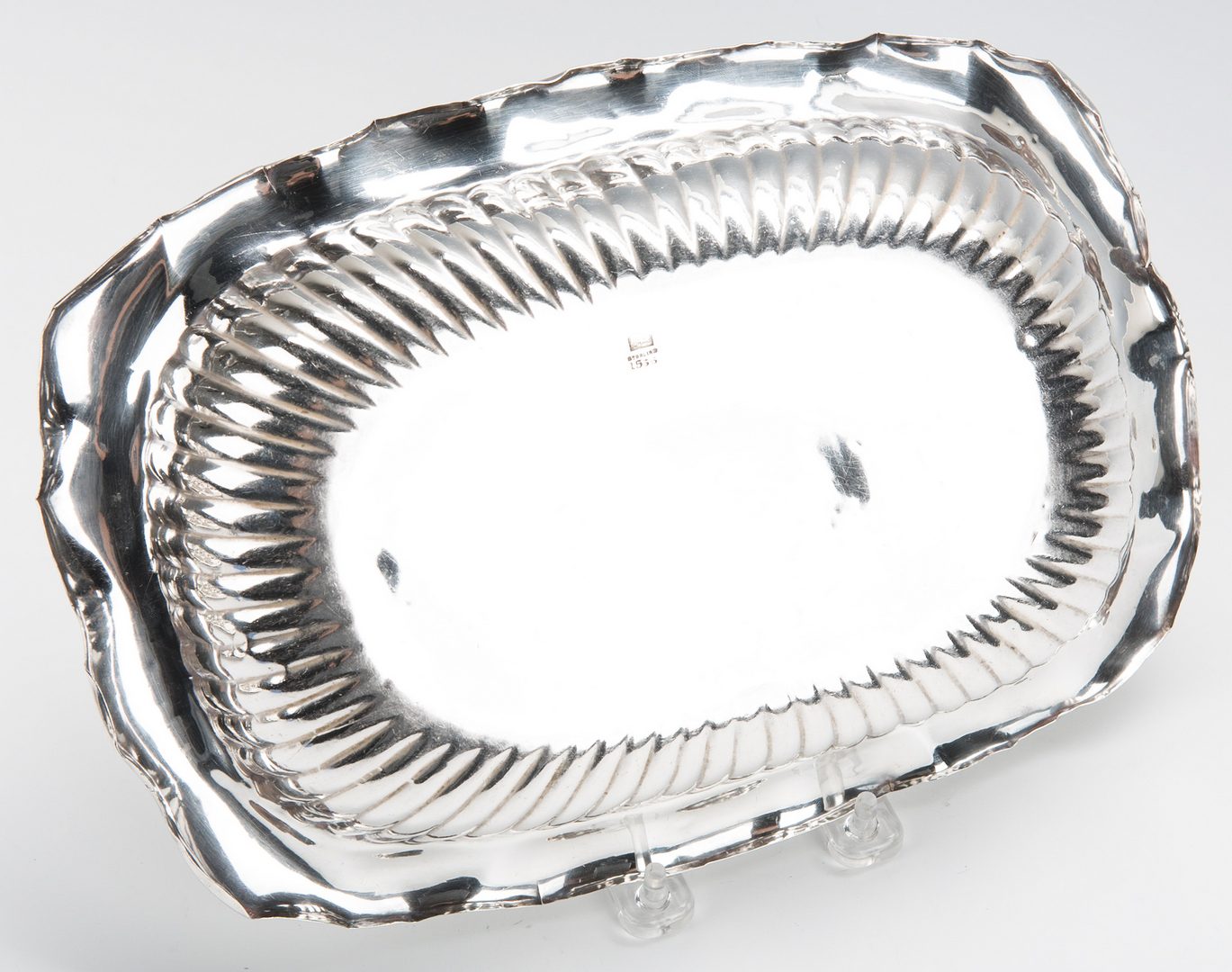 Lot 783: Oval Sterling Tray, Bowl and Sherbets, 8 pcs