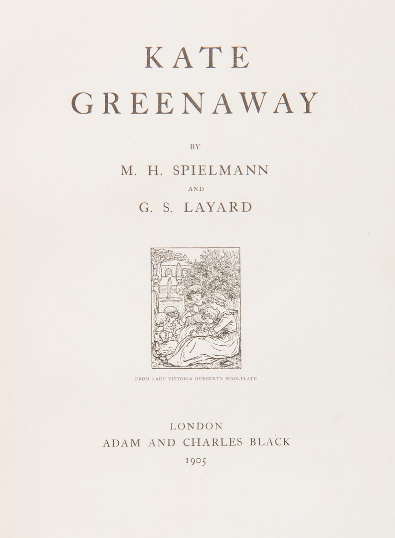 Lot 809: Kate Greenaway, Signed De Luxe Edition, 1905