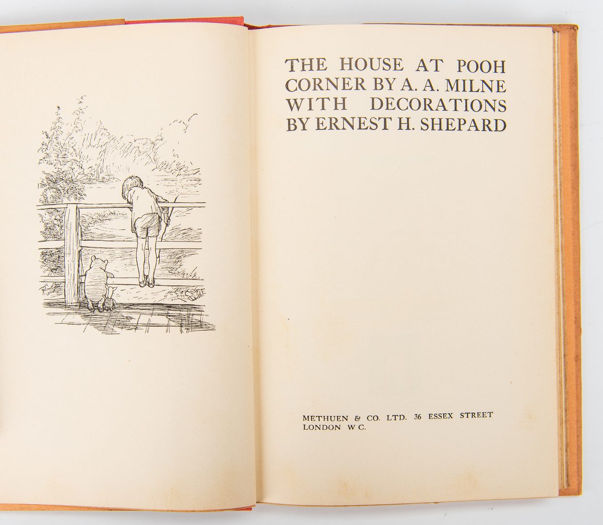 Lot 812: A. A. Milne, The House at Pooh Corner, 1st Ed.