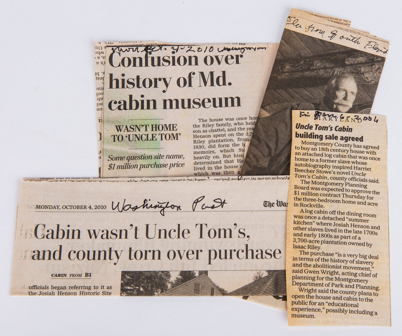 Lot 814: Stowe Biography & Uncle Tom's Cabin, 2 books