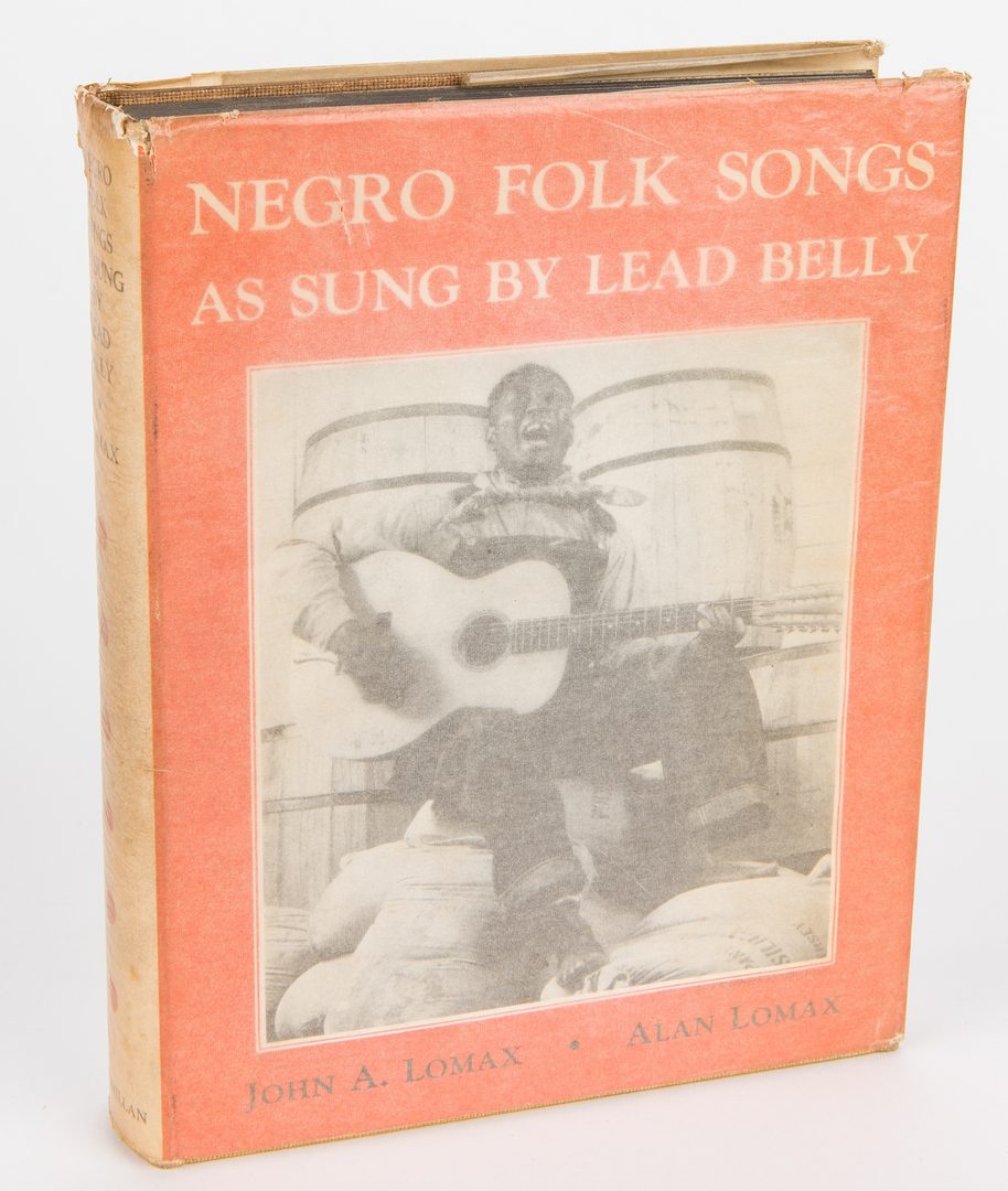 Lot 816: Lomax, Negro Folk Songs, 1936