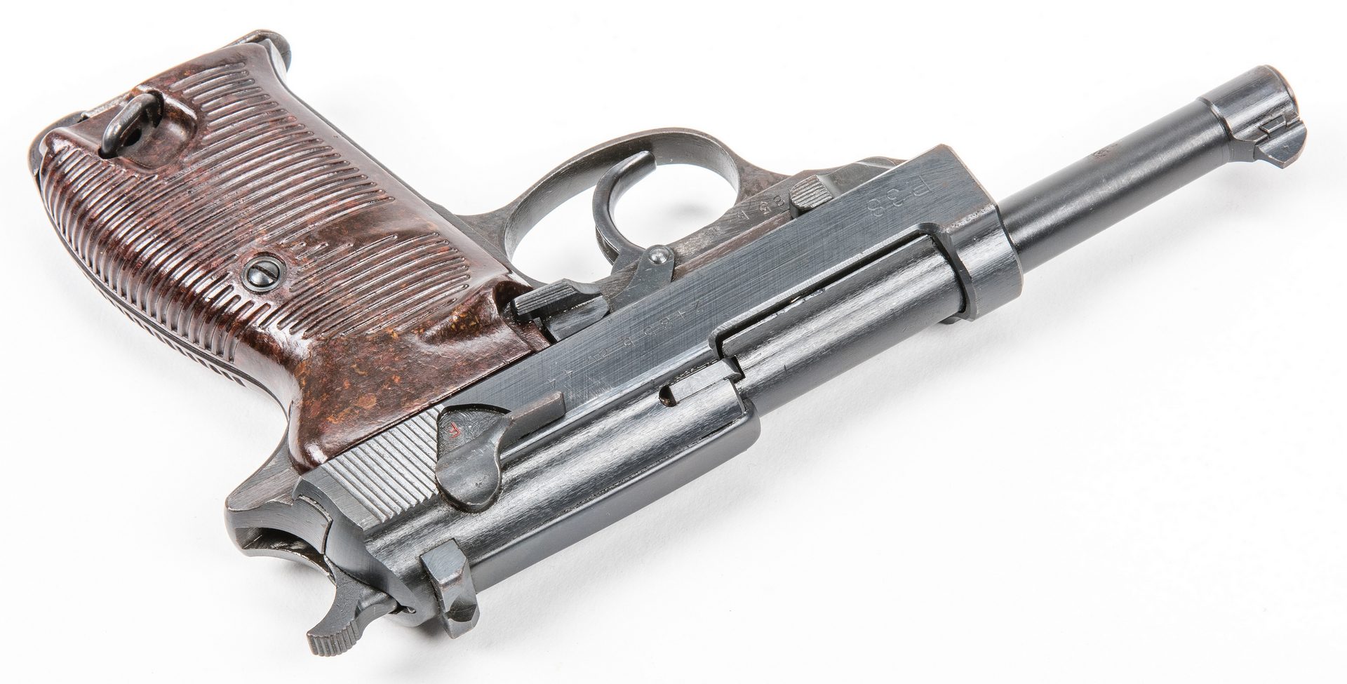 Lot 832: Nazi Walther P. 38 AC 44 Semi-Auto pistol