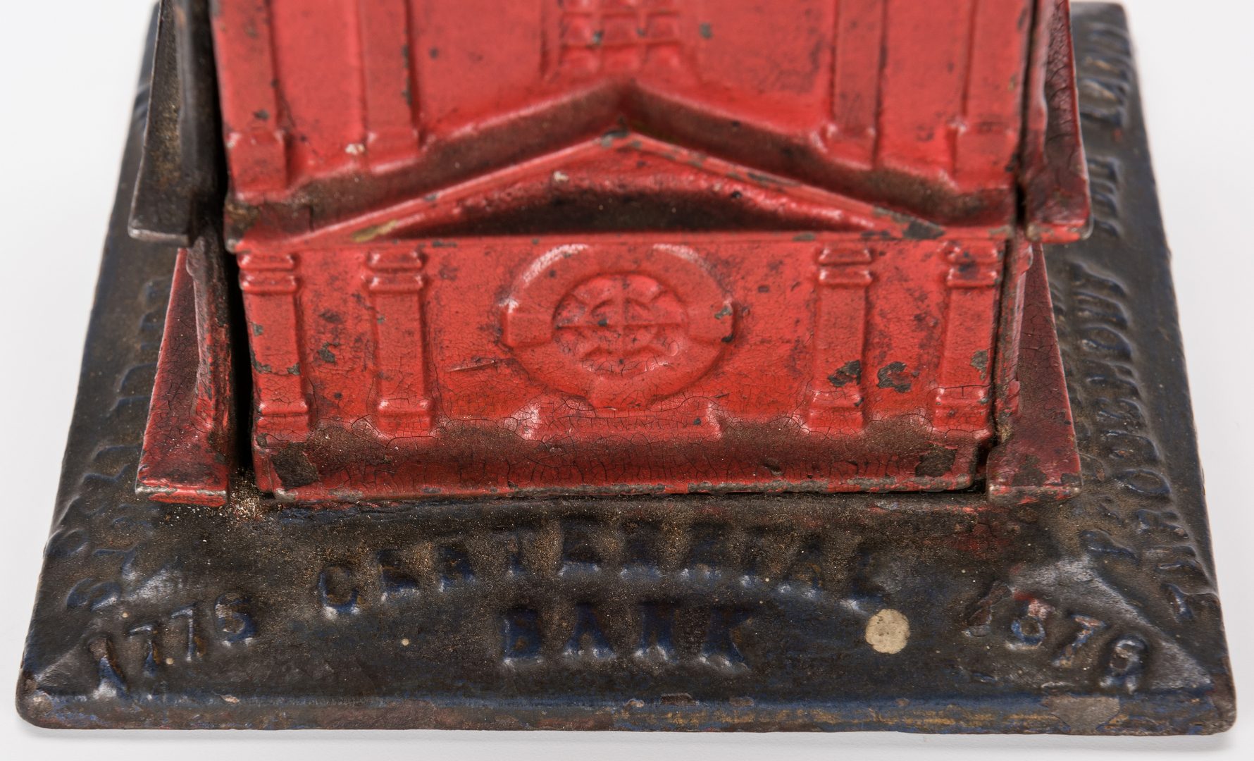 Lot 834: Independence Hall Centennial Cast Iron Bank