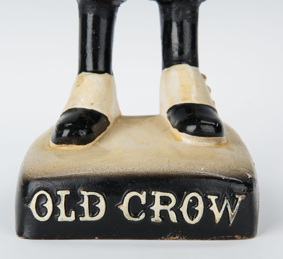 Lot 839: Old Crow Whiskey Figure & Documents, 3 items