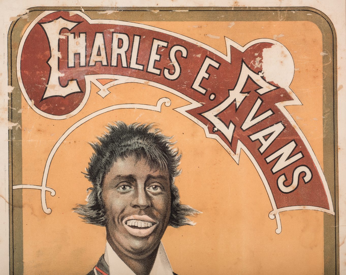 Lot 844: Charles Evans Vaudeville Poster