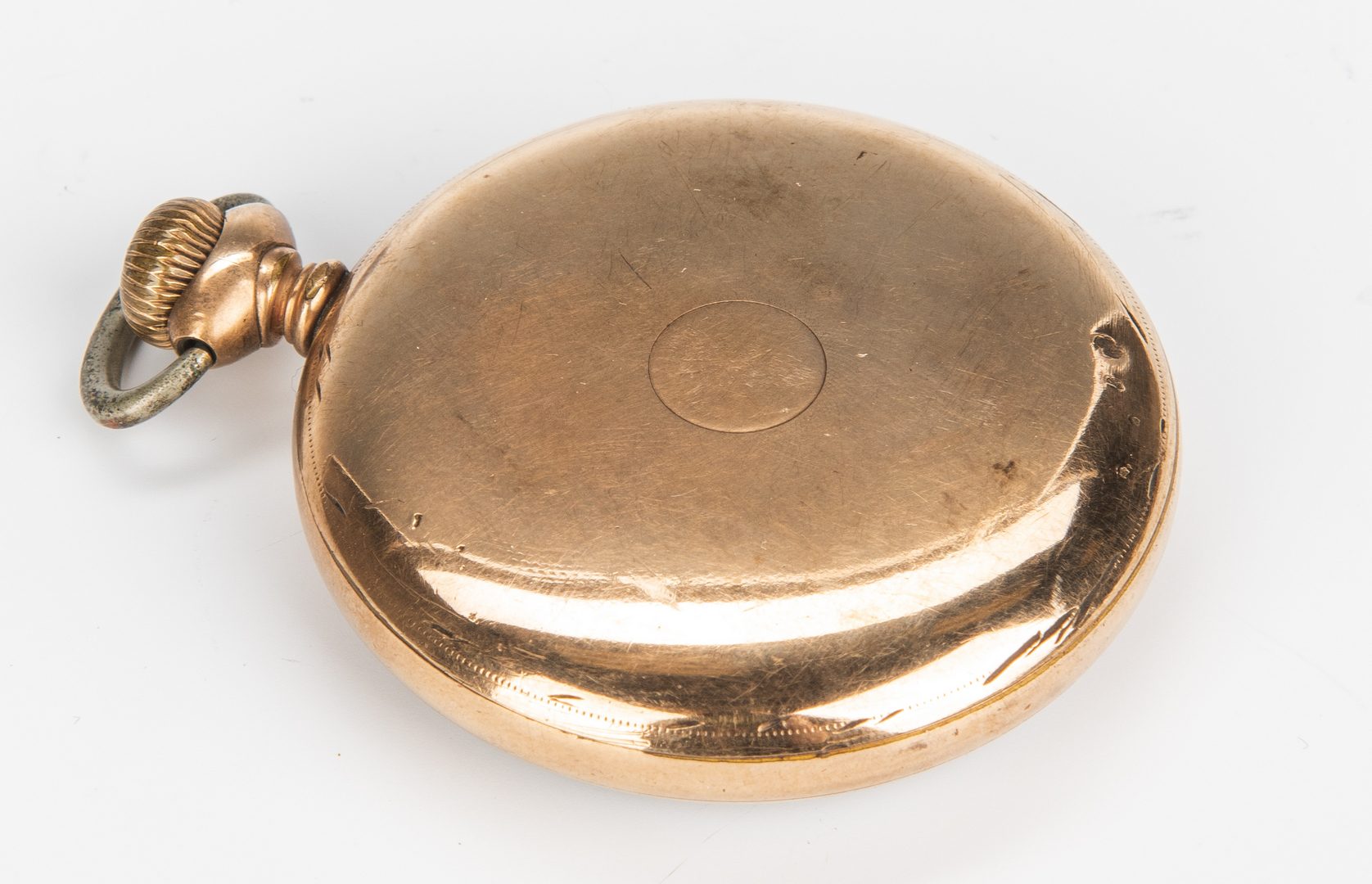 Lot 856: Ball Railroad Pocket Watch, gold-filled