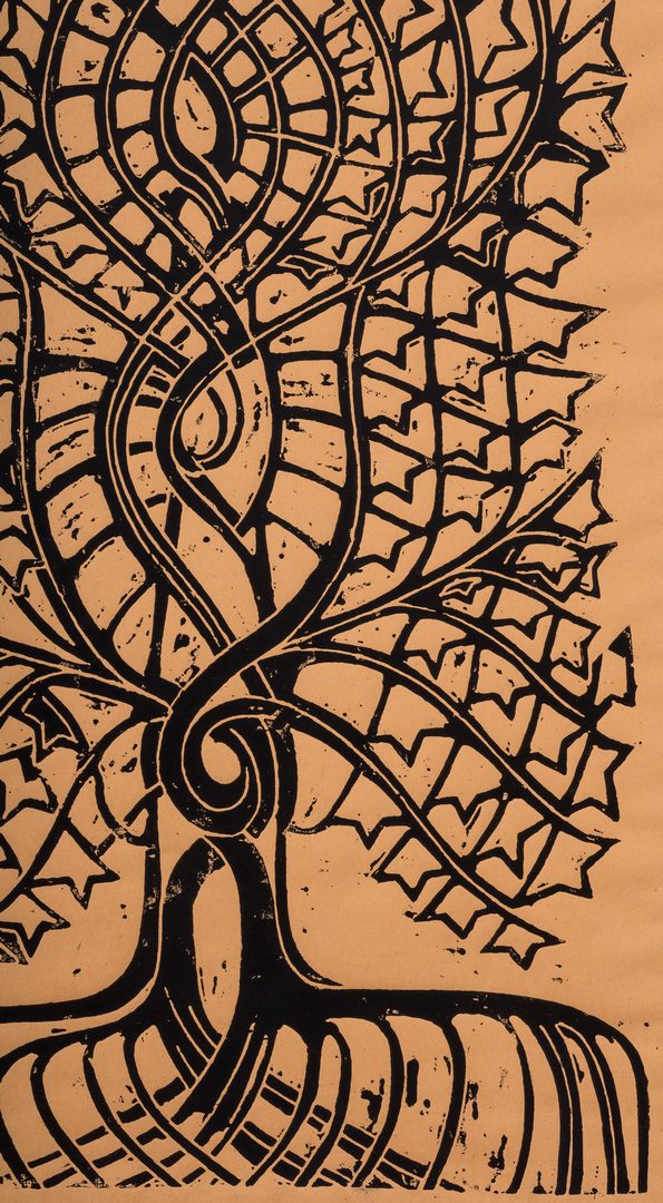 Lot 86: Walter Anderson Print, Tree of Life