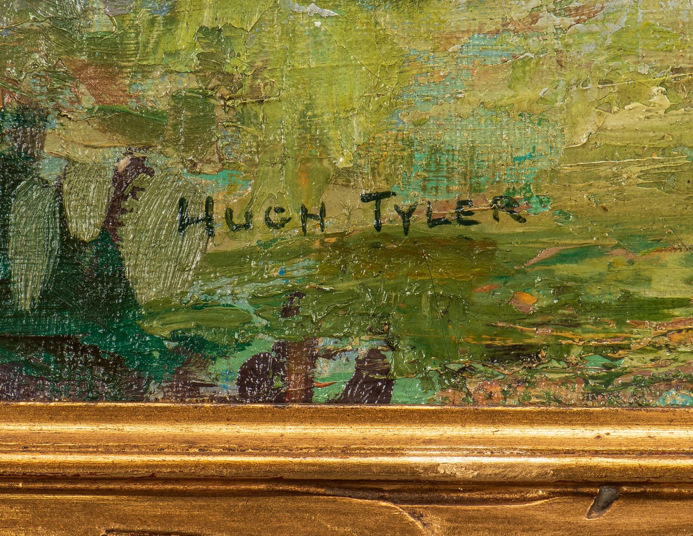 Lot 96: Hugh Tyler Oil on Canvas Landscape