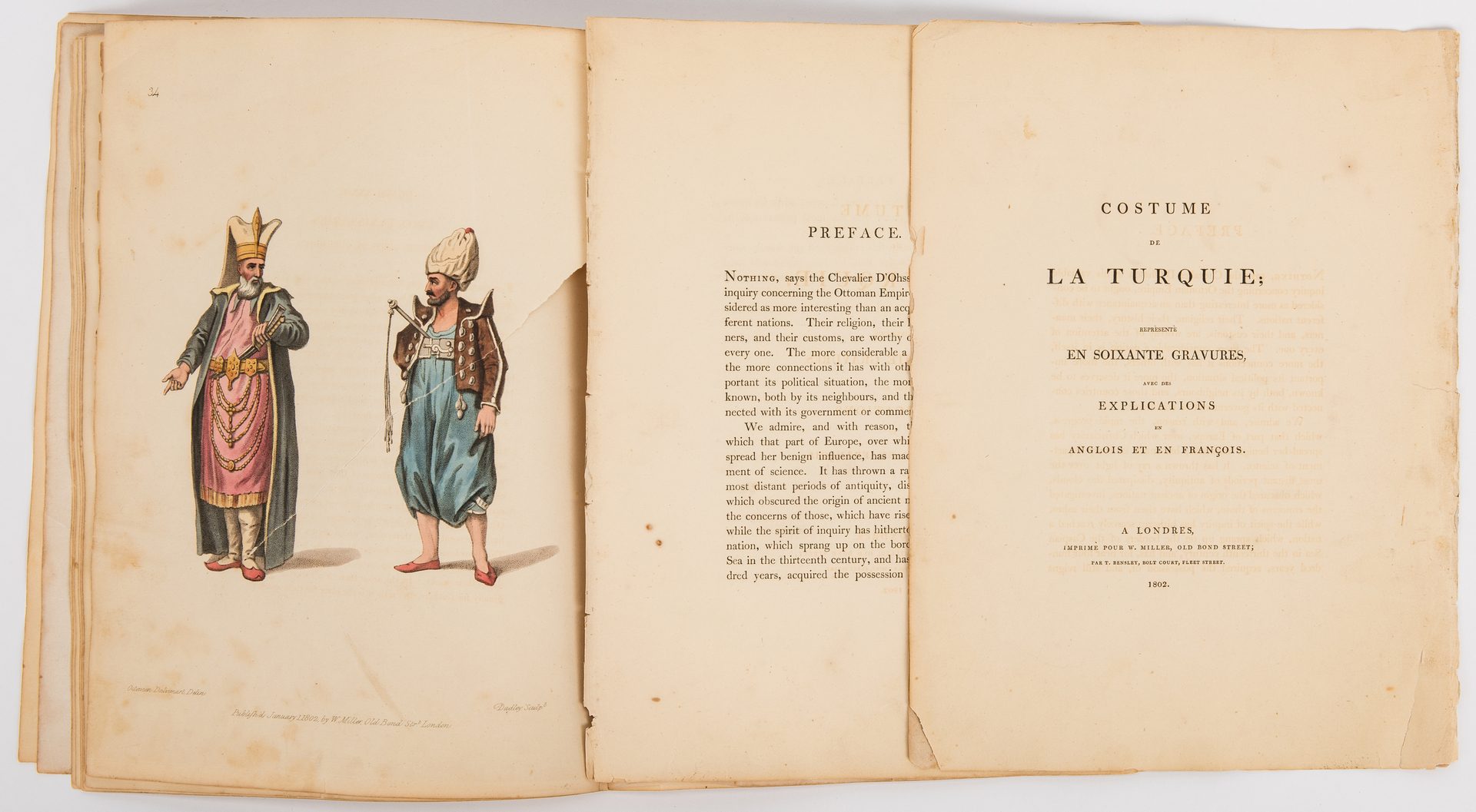 Lot 105: Dalvimart, The Costume of Turkey, 1802