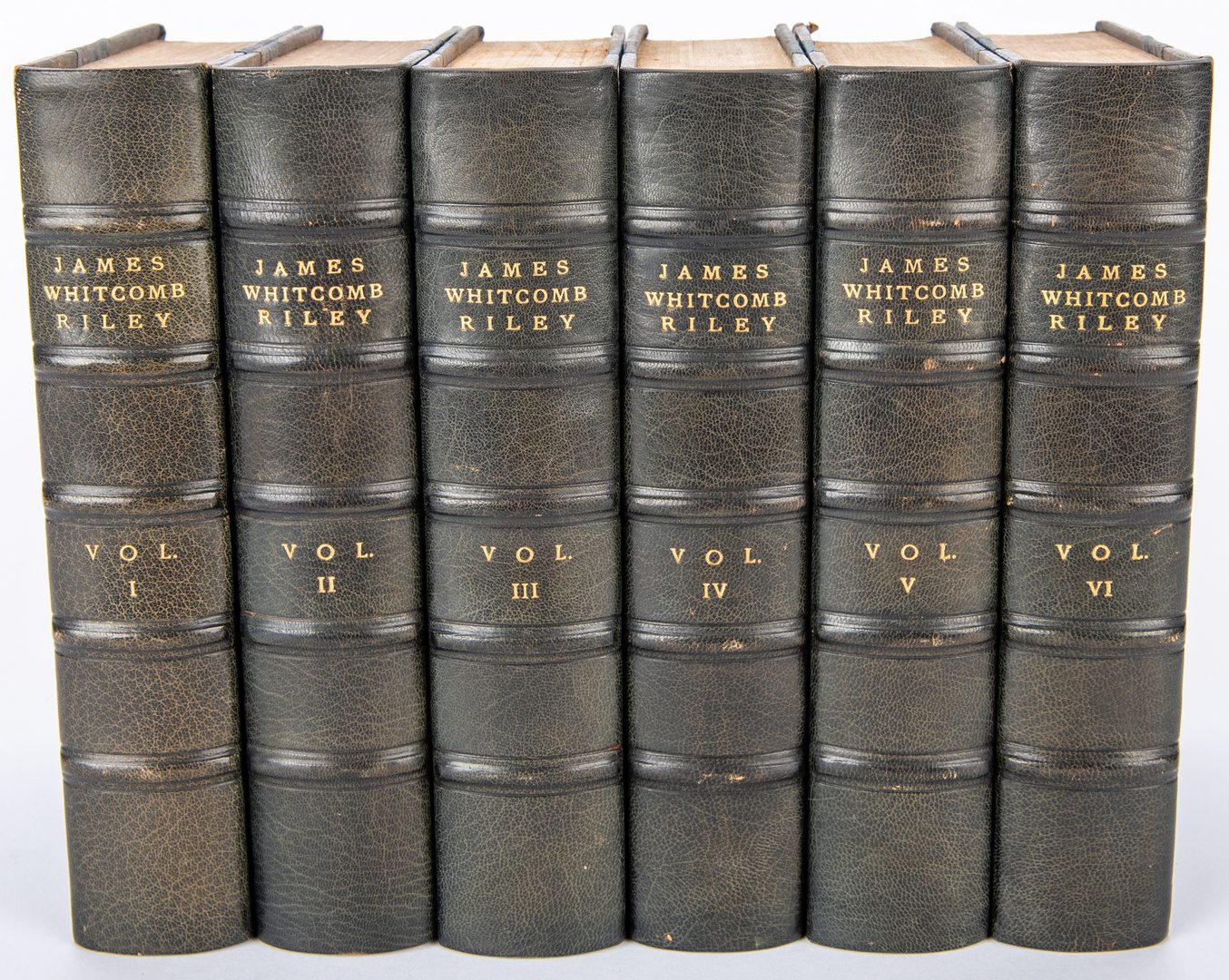 Lot 107: The Complete Works of J.W. Riley, 6 Vols., 1913