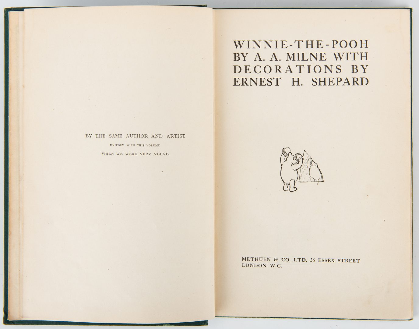 Lot 109: A. A. Milne, Winnie the Pooh, 1st Ed., 1926