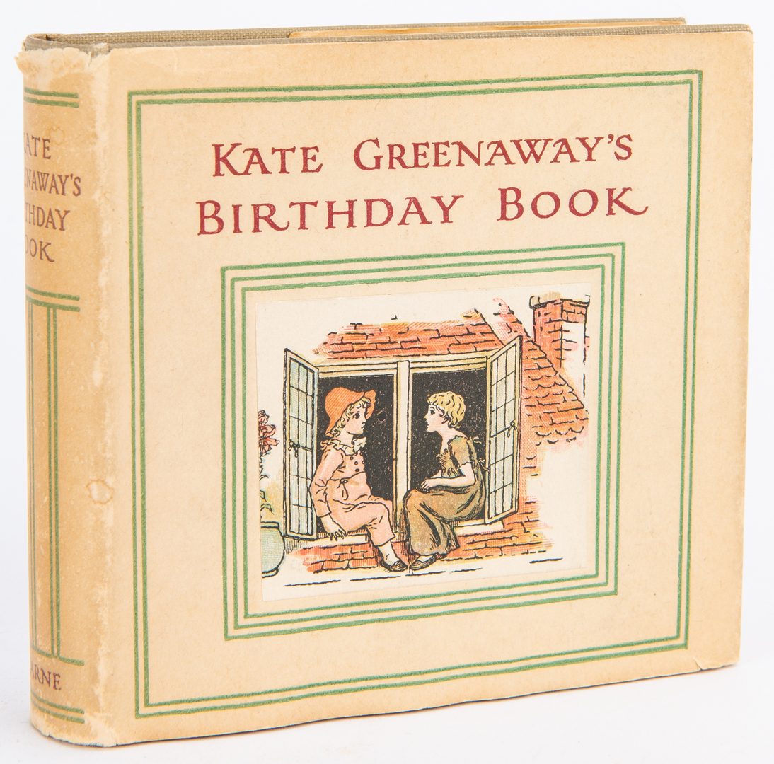 Lot 113: 4 Kate Greenaway Items, inc. Watercolor, Books