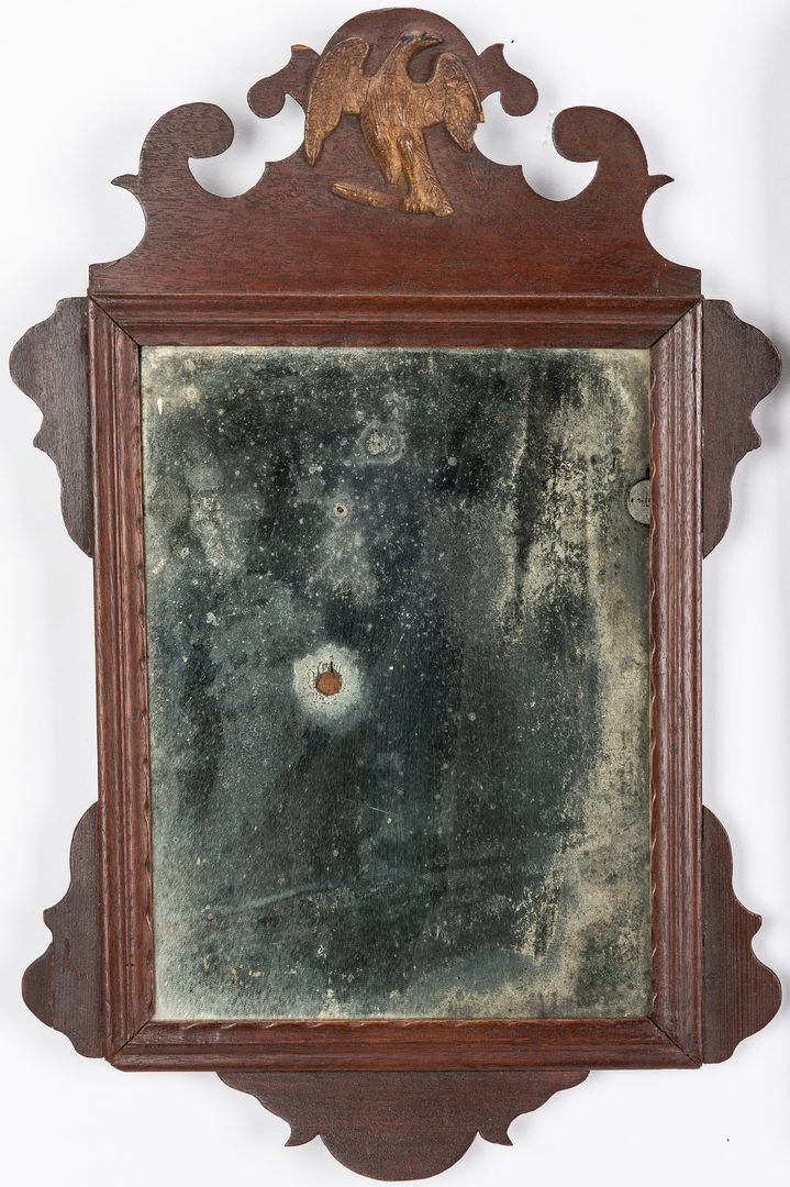 Lot 119: 4 Early Mirrors, Chippendale and Queen Anne