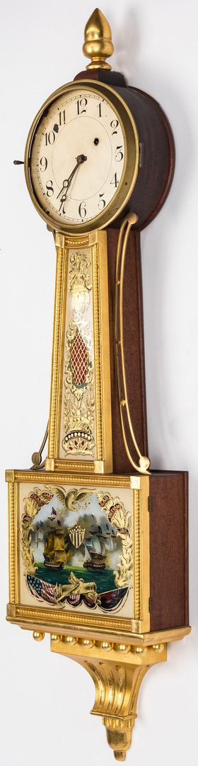 Lot 125: Federal style Banjo Clock