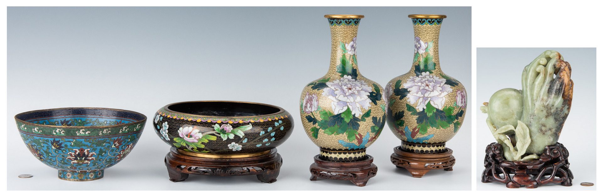 Lot 12: 5 Chinese Decorative Items