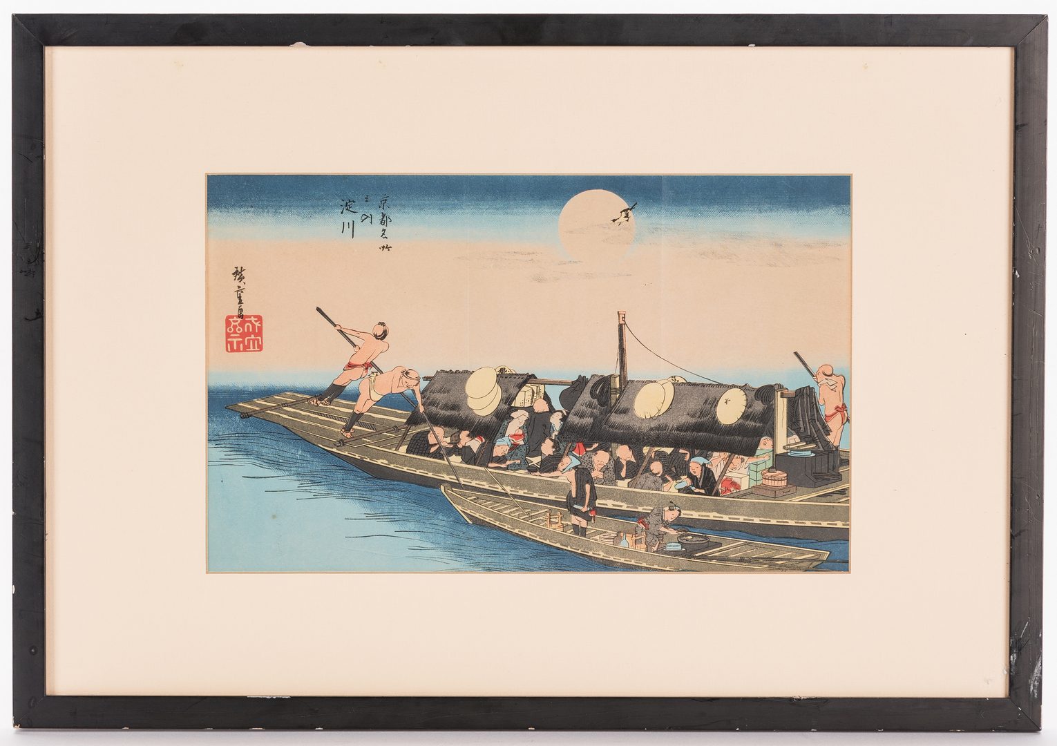 Lot 167: 5 Framed Japanese Woodblock Prints, inc. After Tokokuni