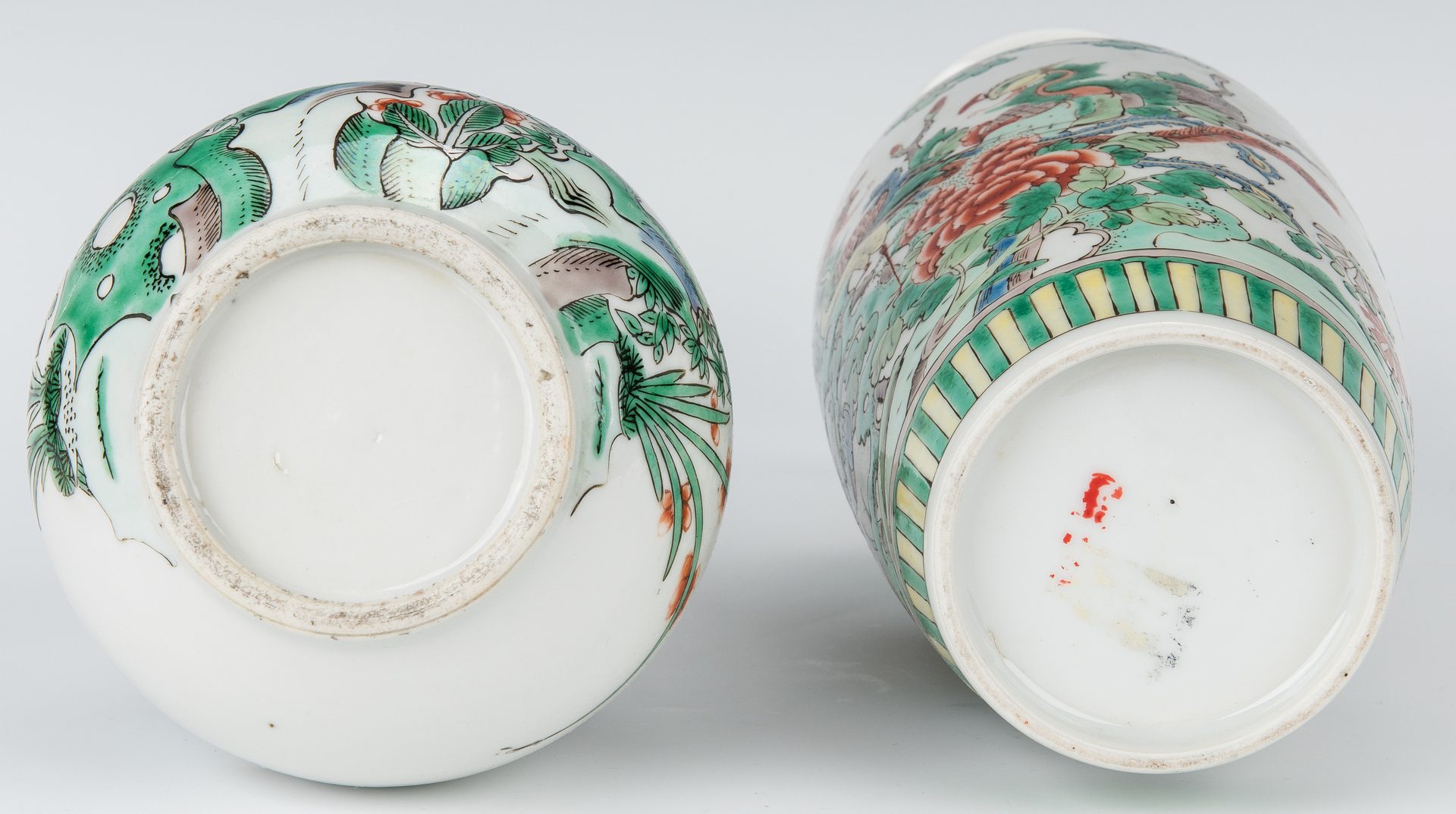 Lot 199: 3 Pcs. Chinese Famille Verte Porcelain
