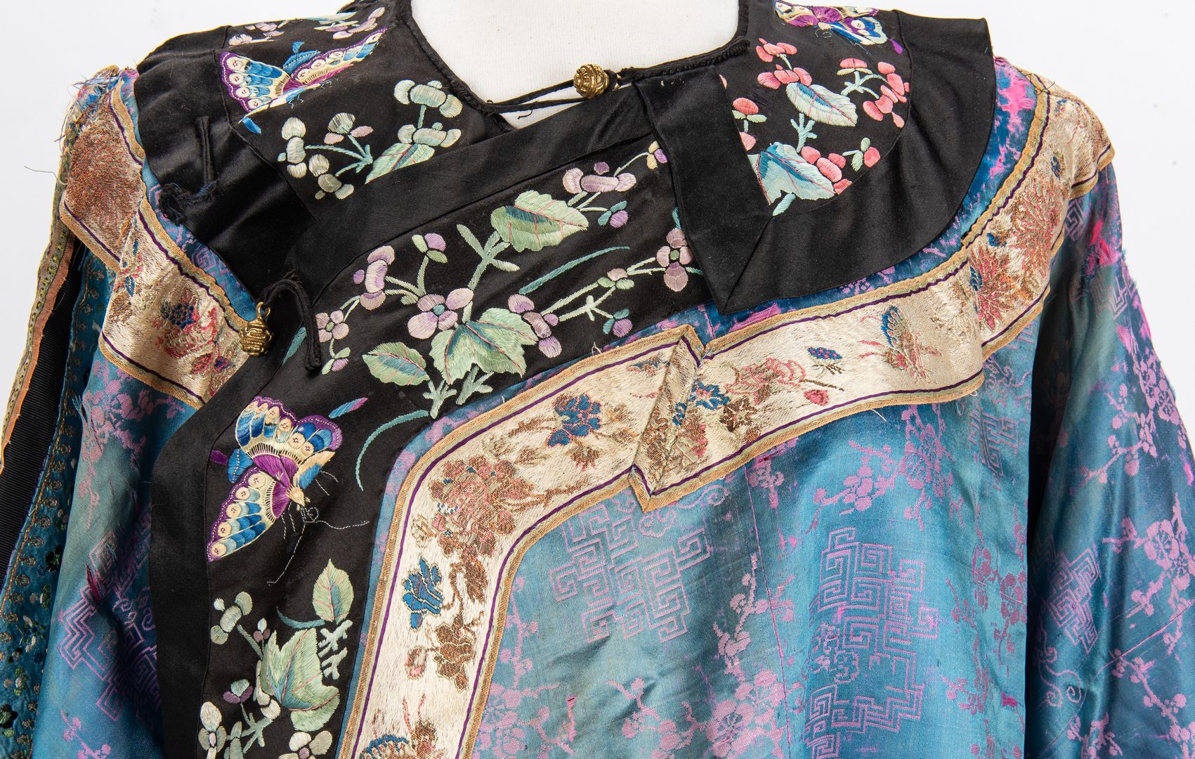 Lot 202: 4 Embroidered Asian Textiles