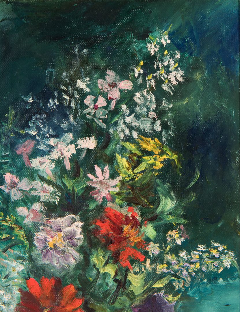 Lot 208: William Marcel Clochard, O/C, Floral Still Life Painting