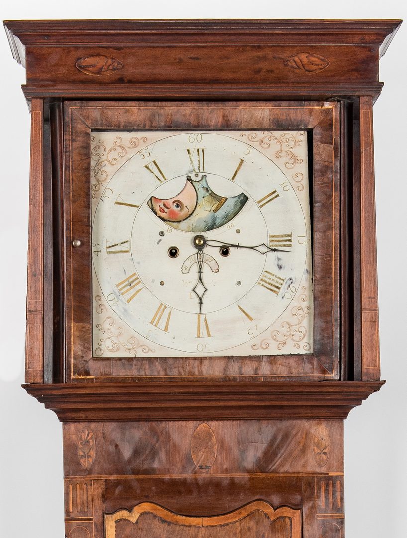 Lot 234: Signed 1801 English Tallcase Clock