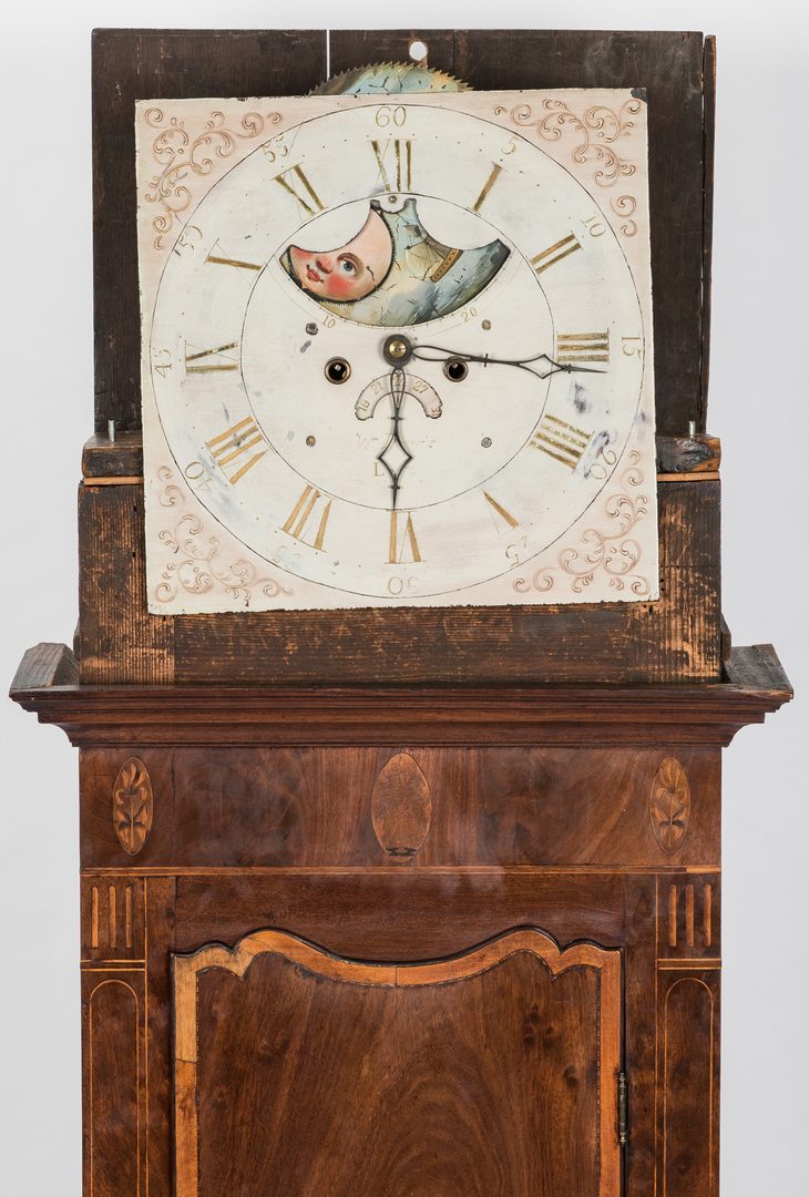 Lot 234: Signed 1801 English Tallcase Clock