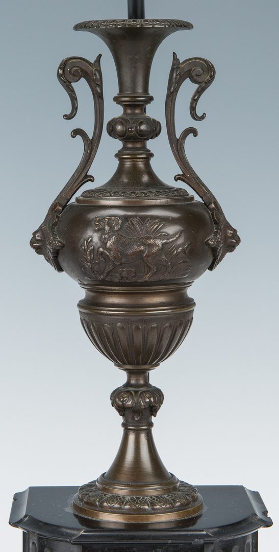 Lot 249: Pair Neoclassical Style Lamps