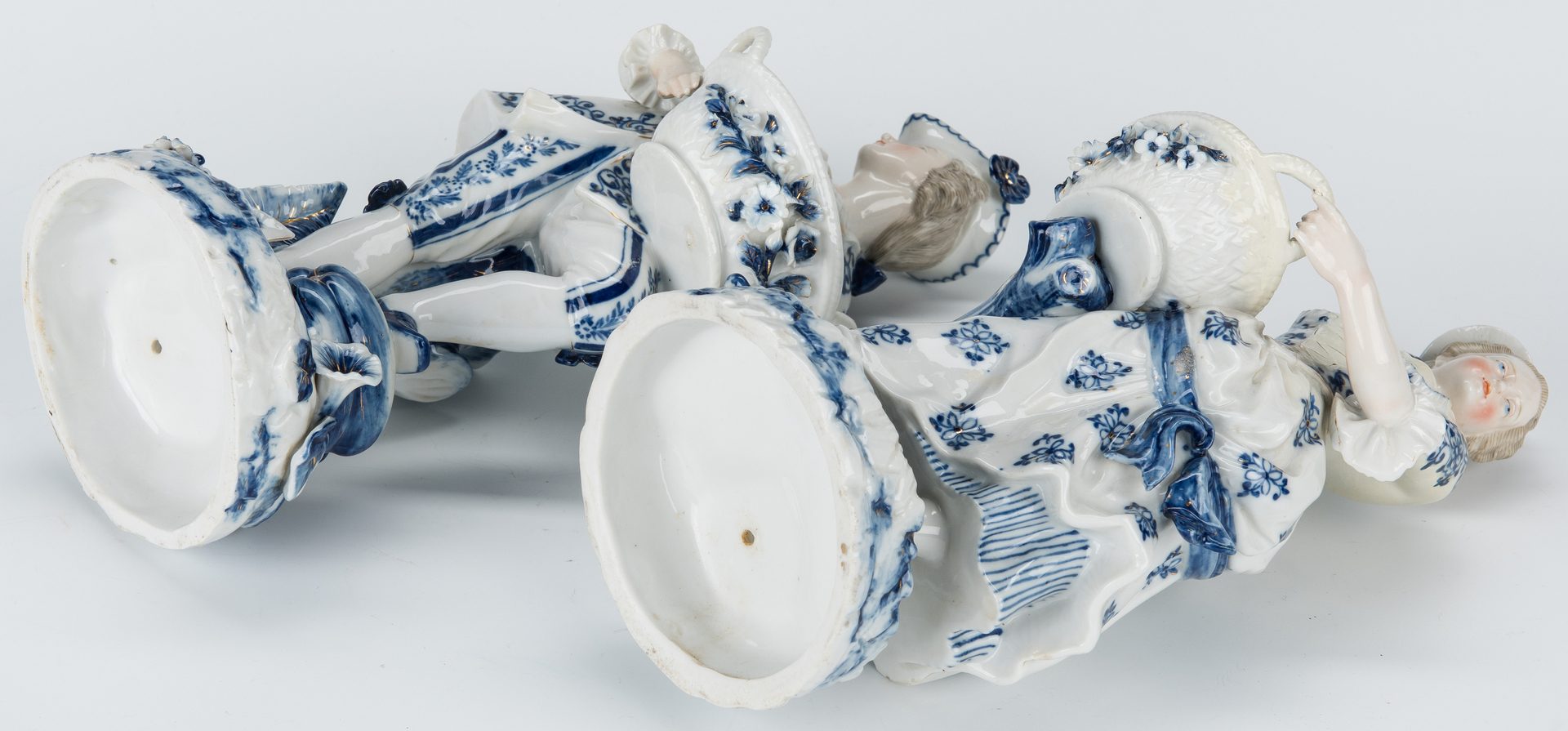 Lot 253: 6 pcs European Porcelain, inc. Meissen