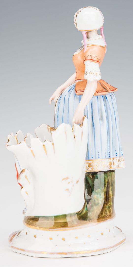 Lot 254: 5 German and Staffordshire Figurines