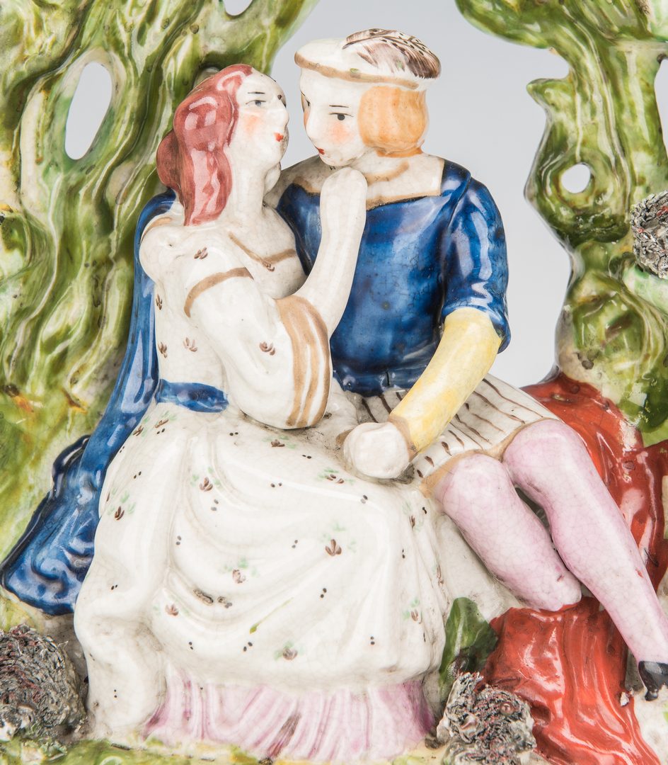 Lot 254: 5 German and Staffordshire Figurines