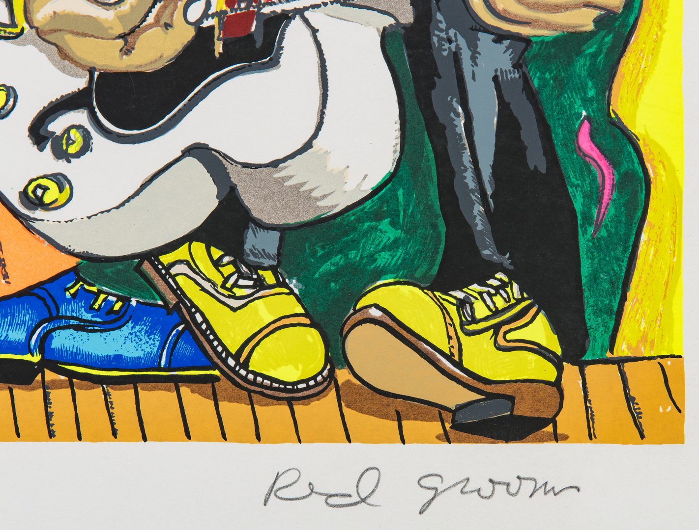 Lot 272: Red Grooms Signed Chuck Berry