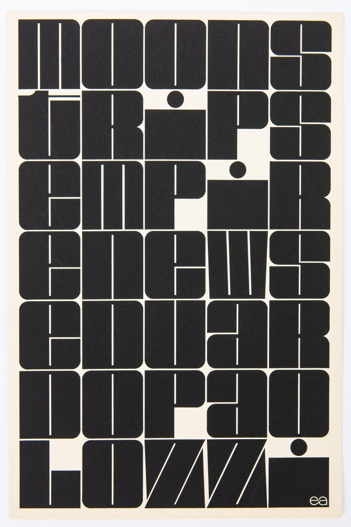 Lot 277: Edouardo Paolozzi "Moonstrips Empire News Vol. I" Portfolio, 1967