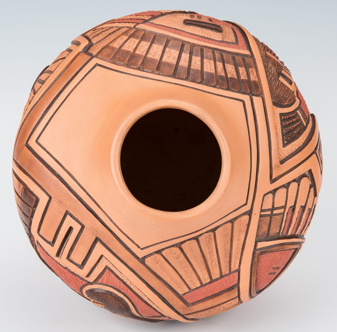 Lot 302: Thomas Polacca Nampeyo Native American Pottery Jar