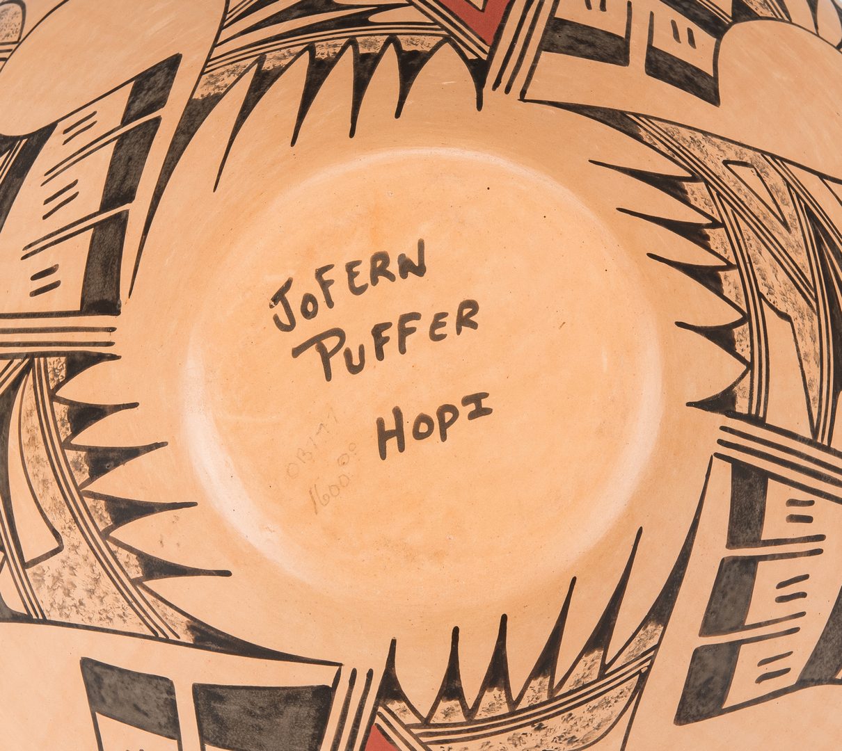 Lot 304: Hopi Polychrome Pottery Jar, JoFern Puffer