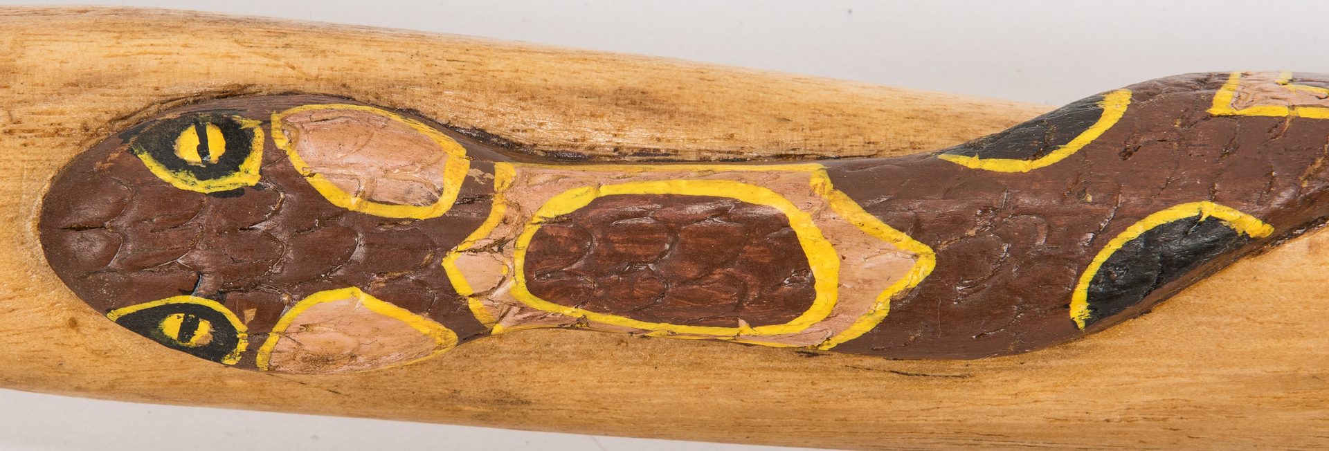 Lot 315: Six Folk Art Carved Walking Sticks, inc. Hargis