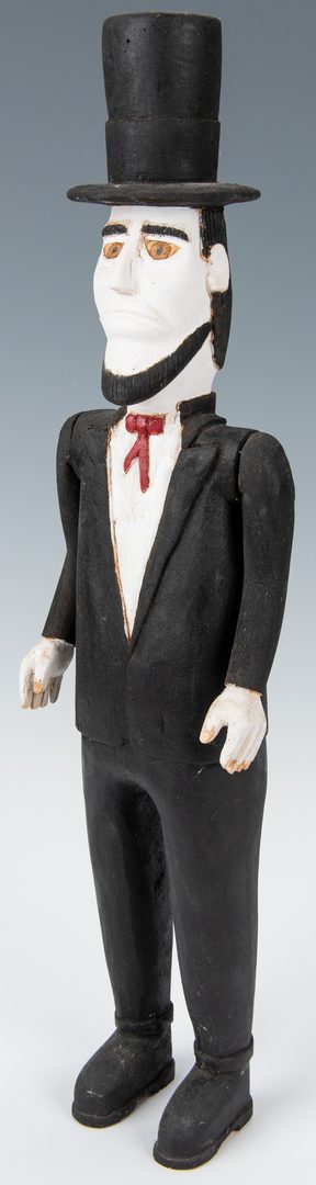 Lot 336: Carved Wimp Gibson Abraham Lincoln Figure