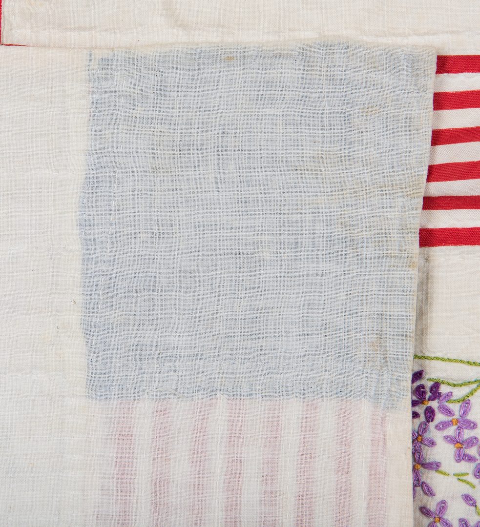 Lot 338: Southern Patriotic Quilt, early 20th c.