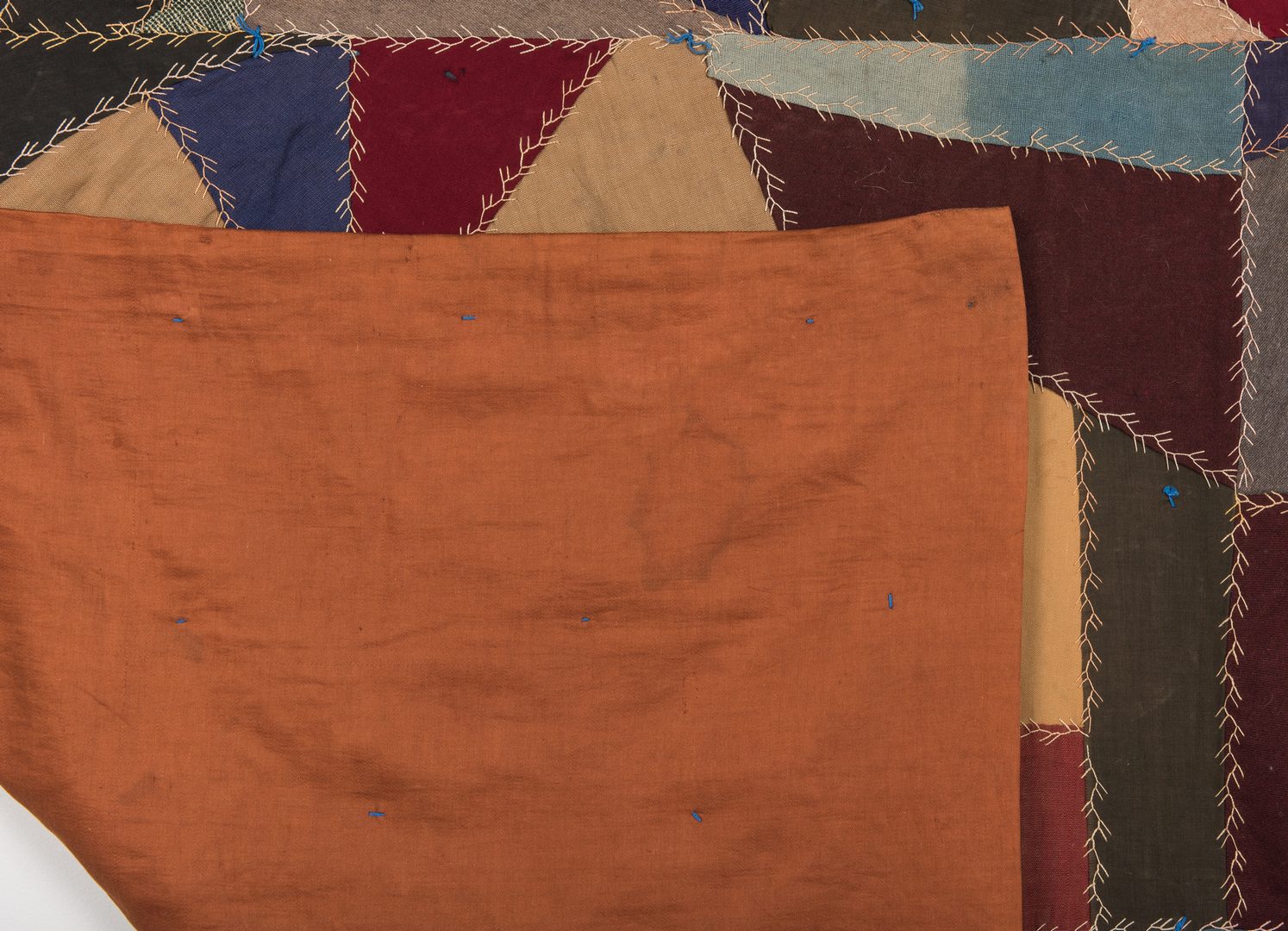 Lot 340: 3 American Quilts, Early 20th C. including Crazy Quilt
