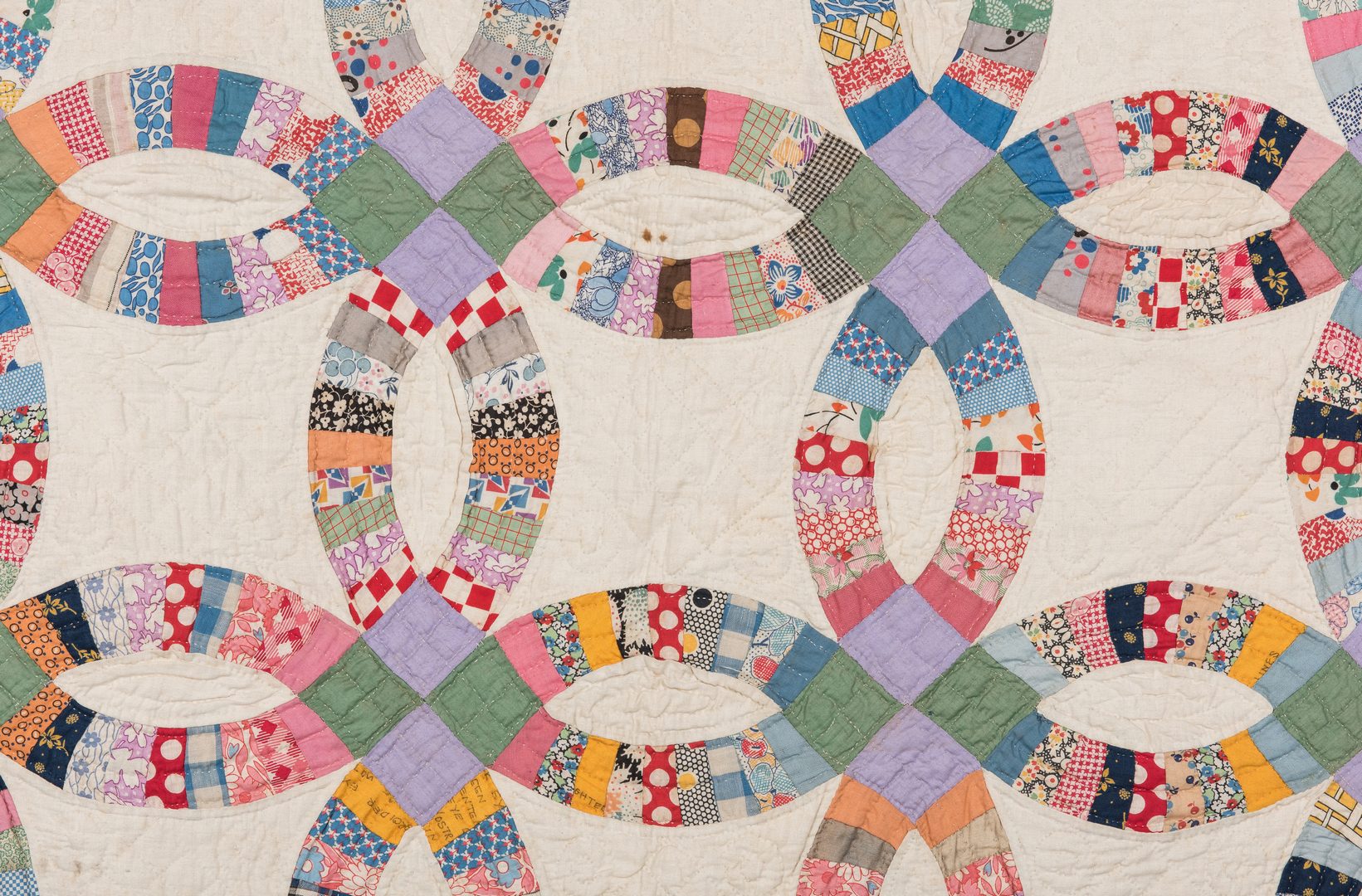 Lot 340: 3 American Quilts, Early 20th C. including Crazy Quilt