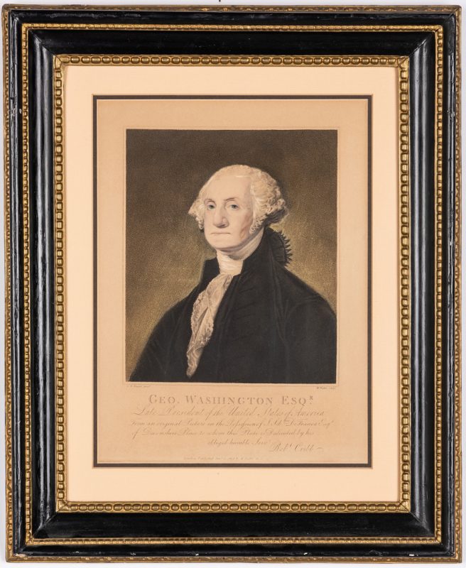 Lot 359: George Washington Framed Print