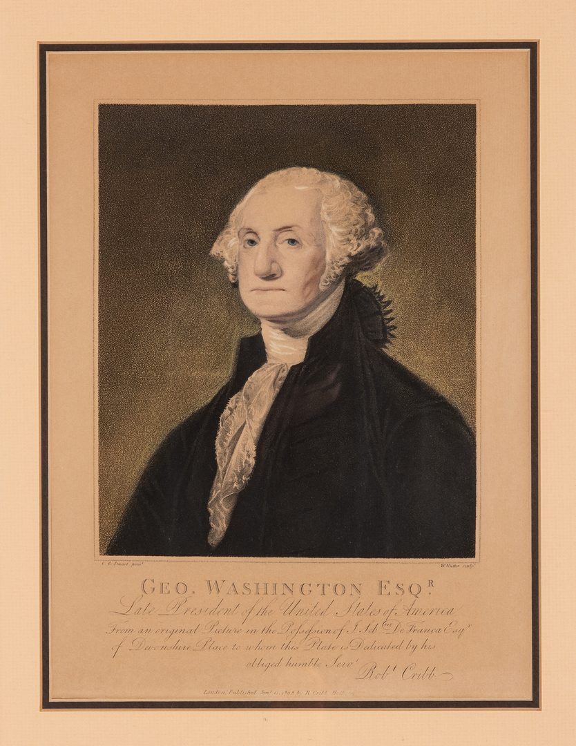 Lot 359: George Washington Framed Print