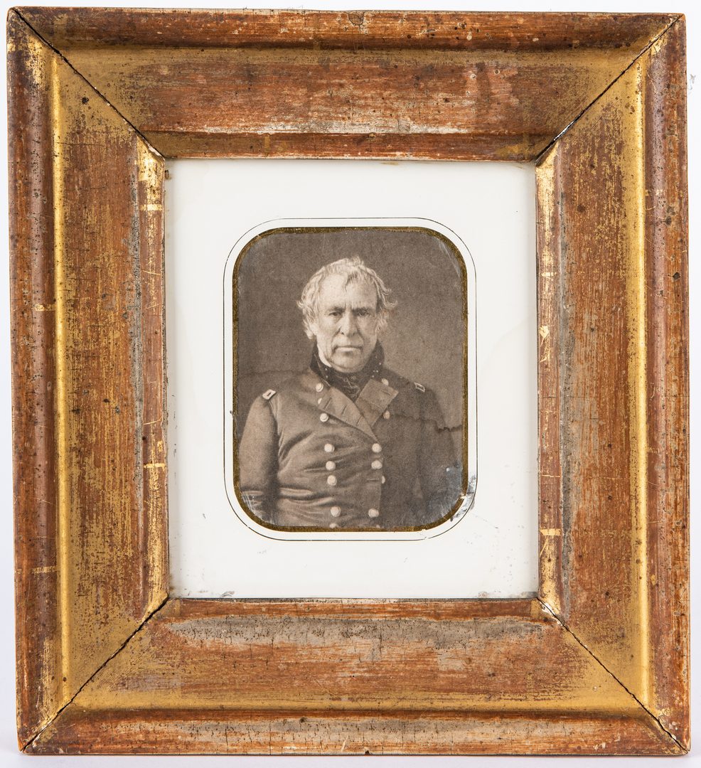 Lot 360: 3 Presidential Items: McKinley bas relief, Taylor & Harrison engravings