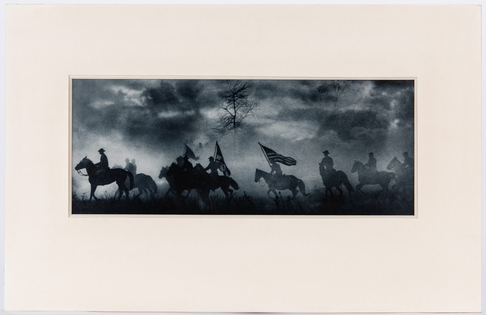 Lot 396: A. Aubrey Bodine Photograph, "Smoke Screen"