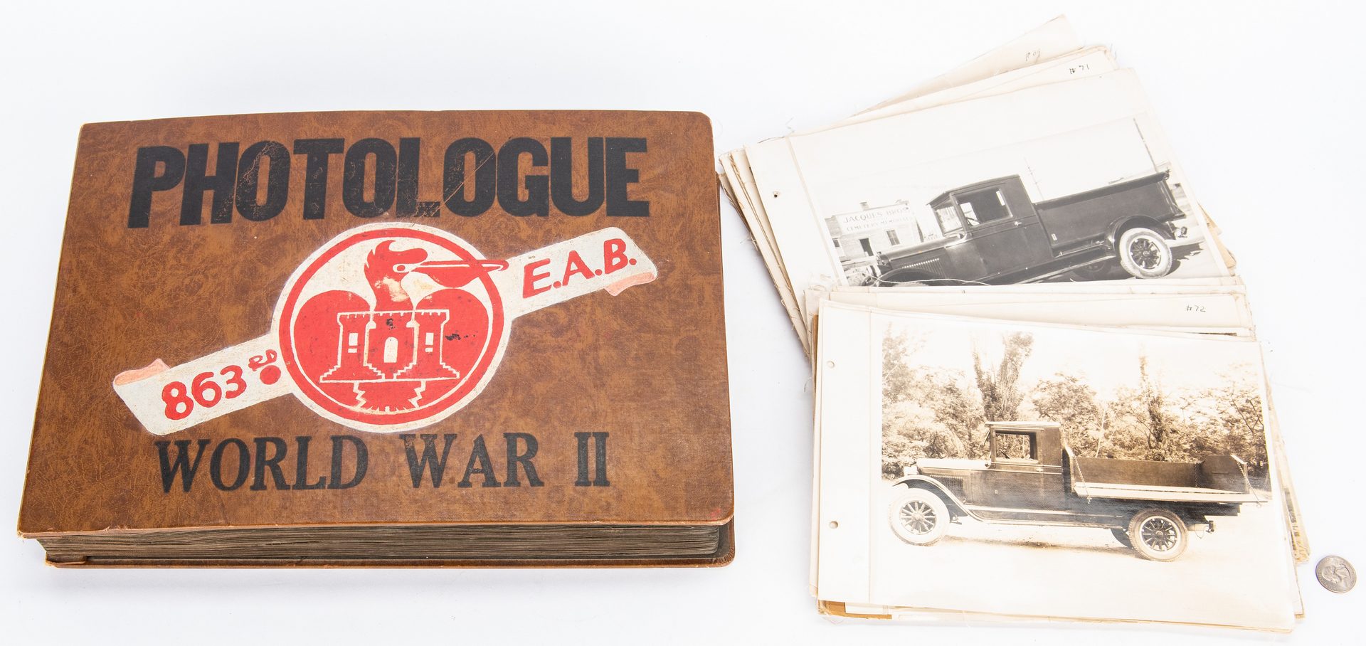 Lot 398: WWII Photo Album, plus Ford Model-T Photos